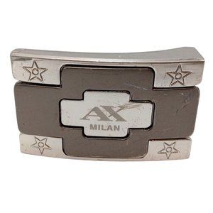 Ax Milan Belt Buckle Stars Vintage Western Wear Country Rodeo Cowboy